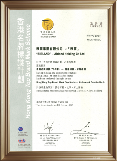 雅兰实业Honor-品牌荣誉
美丽与荣耀，经久而不息
2024 荣获香港卓越名牌

2023【图1】