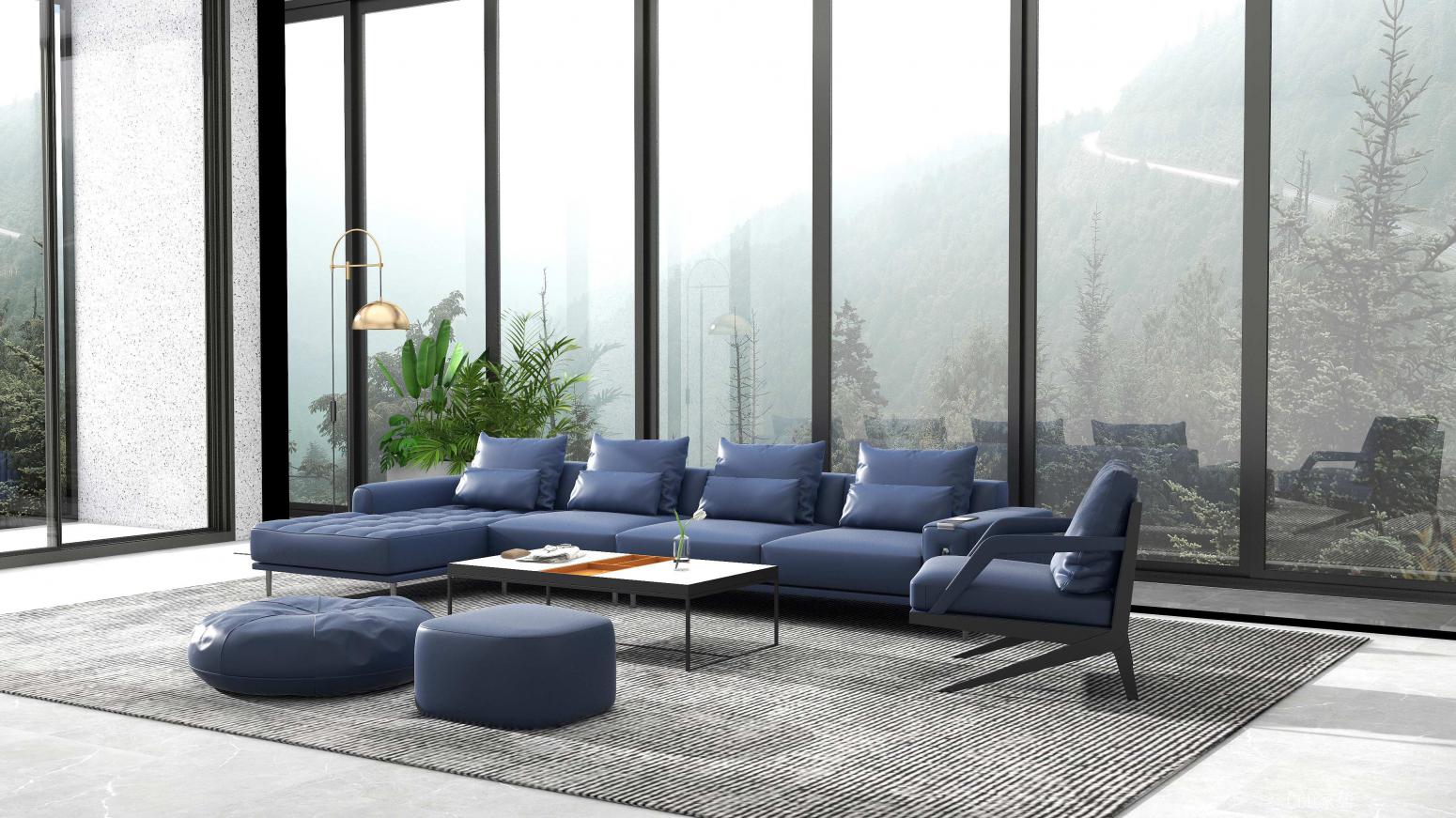 CBD家居Home FurnitureProduct《Black gold sofa HZ071》【图2】