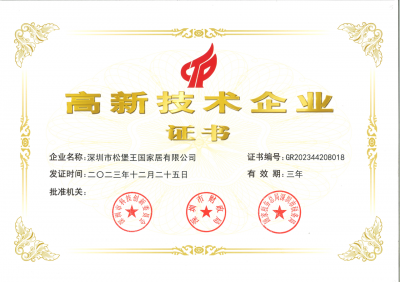 松堡王国Honor-喜报！松堡王国通过“国家高新技术企业”“专精特新企业”“创新型中小企业”“广东知【图1】