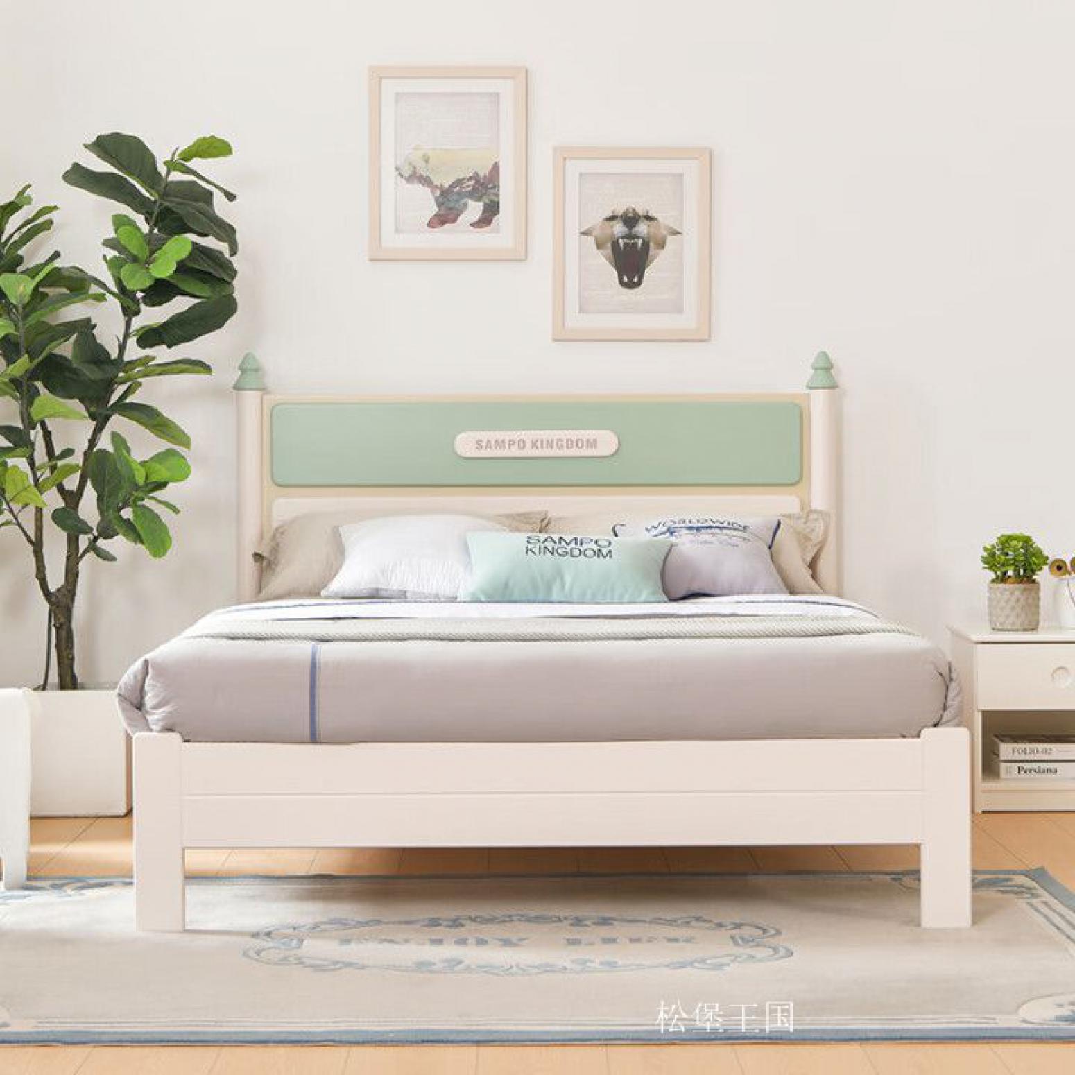 松堡王国Children's furnitureProduct《Modern and simple children's bed》【图0】