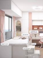 Furniture factory松堡王国Diary:⛵清凉夏日 | 儿童房 | 10㎡粉色海洋榻榻米
今天小松宝要给大家安利一款超赞的儿童房设计
这个“粉色海洋榻榻米”简直是果敢少女的航海梦
每一角落都充满了浪漫与冒险

◐ 砸不掉的飘窗·玩出了新花样
大部分飘窗砸不了，感觉很废空间
借用飘窗的一部分+床箱体=榻榻米
榻榻米箱体化身隐身收纳王者
多种收纳箱体：①上翻式收纳：放置不常用的换季被；②收纳箱体装上加密床体排骨架承托：下方【图2】