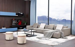 Product picture：Furniture factory仁豪家具Home Furnitureproduct name《Minimalist Elegance - Living Room Customization》议价