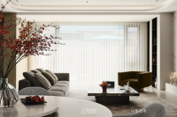 Furniture factory拉菲德堡Diary:拉菲德堡·私宅项目 | 在形与意的风格之间，构筑超越时光的精神栖所

LIVING ROOM
客厅

开阔的客厅空间，岩板与地毯交织，营造出舒适而奢华的氛围，高大的落地窗将自然光线毫无保留地引入室内，将室外景致框成一幅幅流动的画卷。【图2】