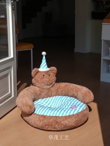 Product picture：Furniture factory华茂工艺Pet furnitureproduct name《Small Pet Sofa Bed for Dogs & Cats》议价