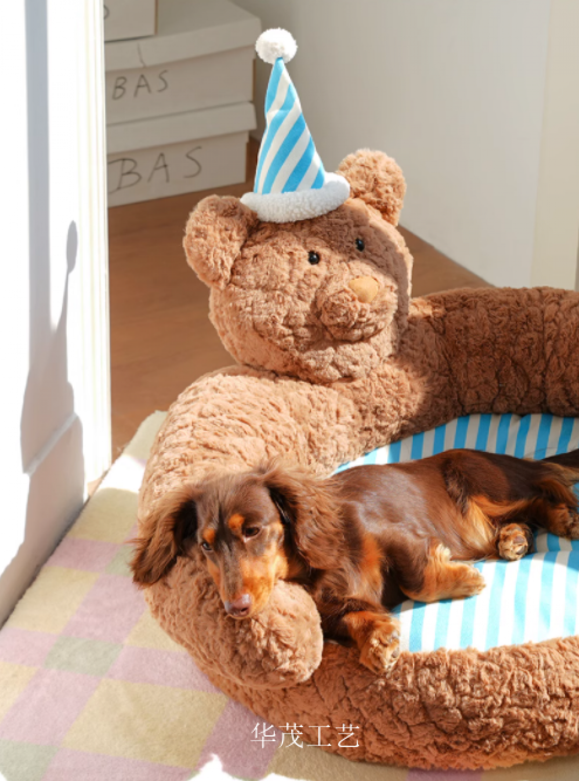 华茂工艺Pet furnitureProduct《Small Pet Sofa Bed for Dogs & Cats》【图1】