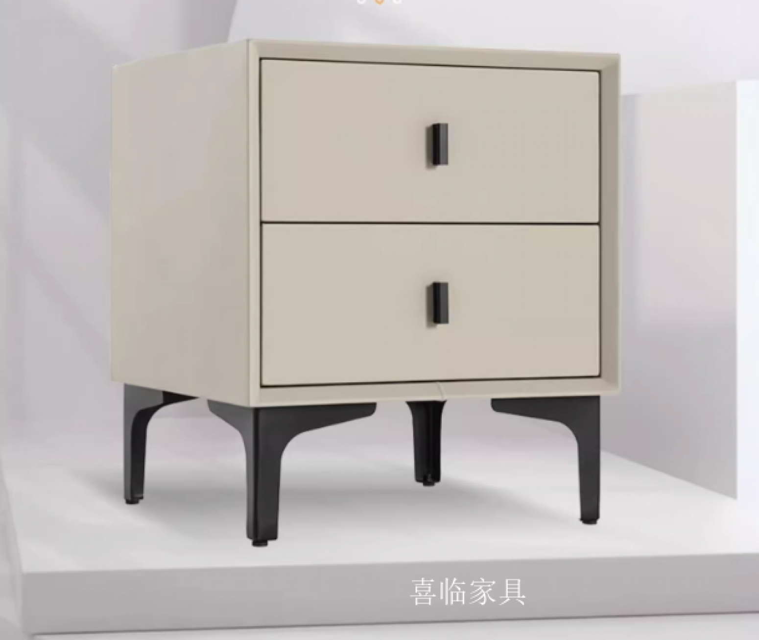 喜临门Home Furniture产品《Large-Capacity Panel Nightstand》