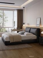 Furniture factory芯创意Diary:大黑牛储物床｜小户型收纳神器来了！

这款黑色实木储物床简直是收纳控的福音！进口牛皮床头手感超柔软，榉木排骨架翻身超安静，零甲醛睡着超安心。

最惊艳的是它的储物功能：
1、气压杆设计超大储物空间，换季被褥轻松收纳
2、侧面三个大抽屉，日常用品随手拿取
3、床头透气网布设计，防潮防霉超贴心

小户型必备！卧室整洁度瞬间提升，再也不用为收纳发愁。简约设计百搭各种装修风格，每晚躺在上【图1】