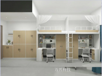 Furniture factory万兴科技Diary:【项目分享】——深圳职业技术大学

打造一款好的产品不易，创造一款经典产品则更难。很荣幸，此次项目的这款全钢制木纹转印公寓连体宿舍组合床，已经成为了万兴科的经典款式产品。在近7-8年间已经服务于深圳市内多家院校，受到高度认可。
今天藉由深圳职业技术大学（原深圳职业技术学院）的案例，来为大家介绍万兴科的产品何以成为经典。

都知道好产品是源于好设计，但好的设计的核心是什么？
万兴科对设计【图3】