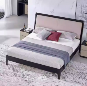 Product picture：Furniture factory朗萨家私Home Furnitureproduct name《Elevated Leather Bed Frame》议价
