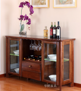 Product picture：Furniture factory华鹤家具Home Furnitureproduct name《Chinese-Style Solid Wood Kitchen Cabinet》议价