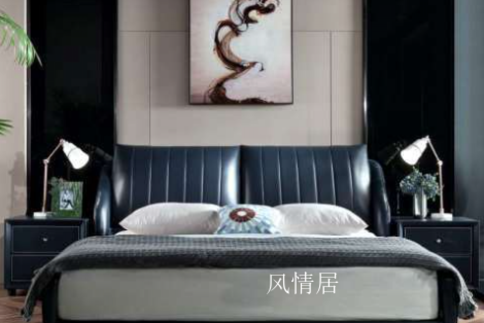 风情居Home FurnitureProduct《Euro-American Comfort Upholstered Bed》【图0】