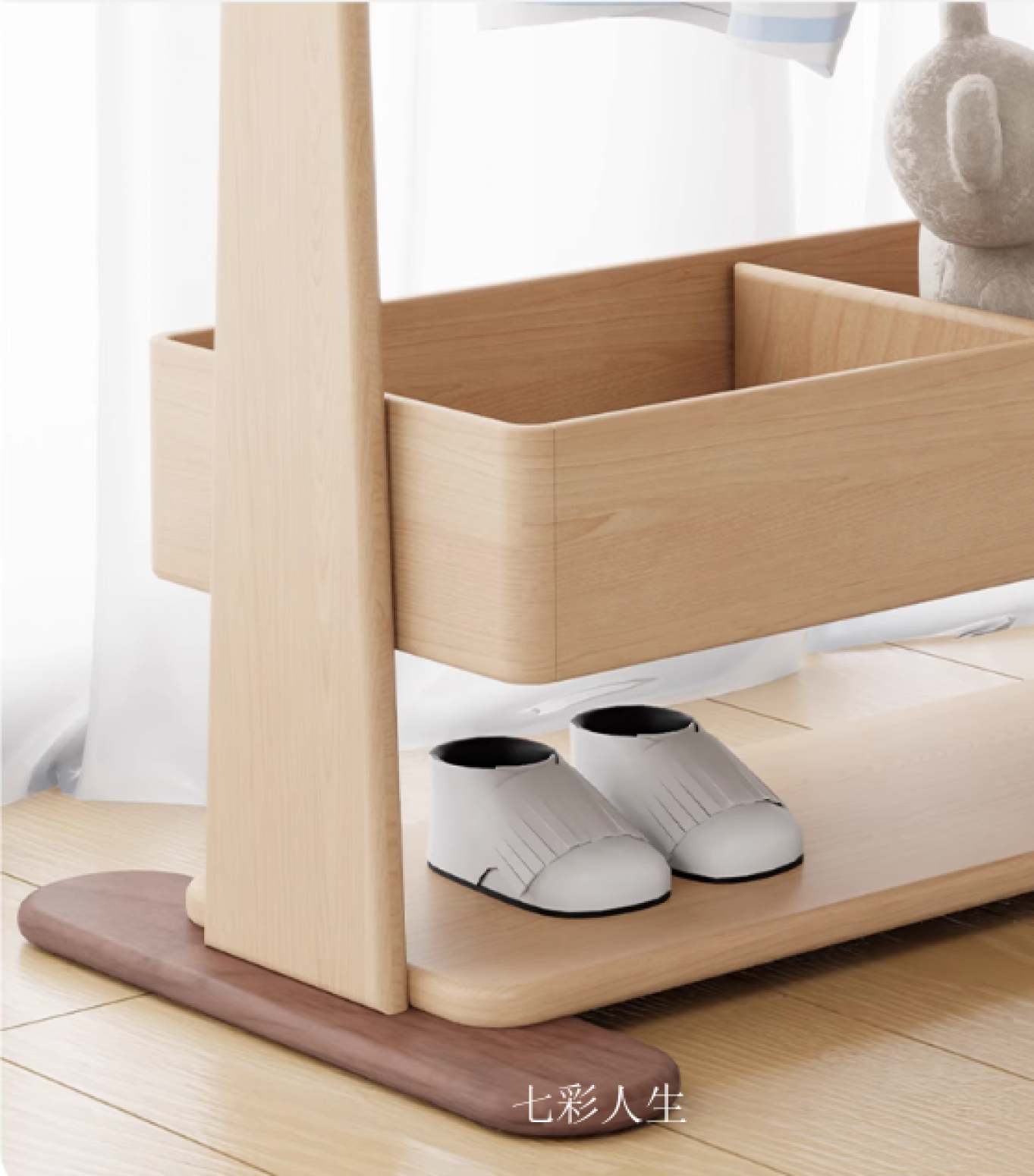 七彩人生Children's furnitureProduct《Casual Solid Wood Guest Room Storage Cabinet》【图2】