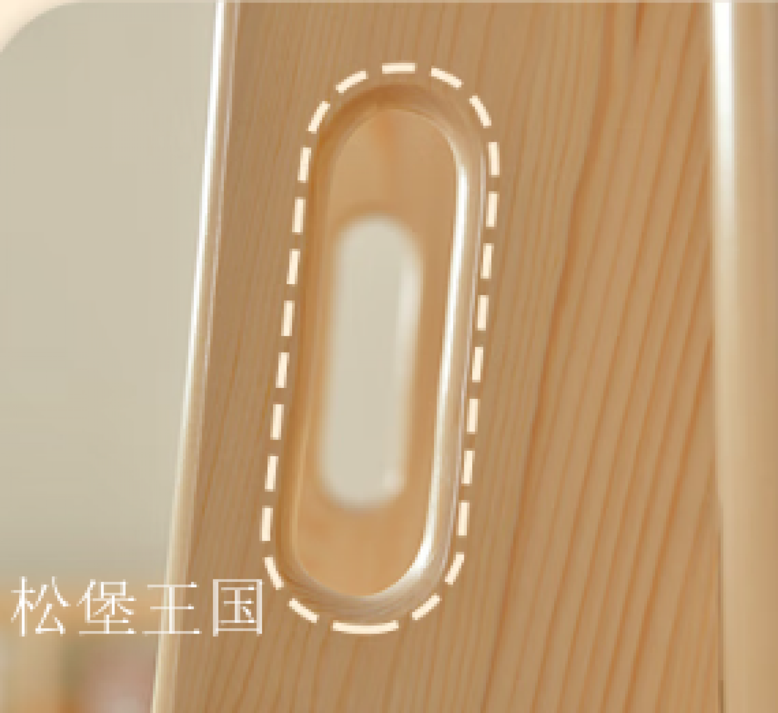 松堡王国Children's furnitureProduct《Modern All-Solid Wood Bunk Bed Frame》【图3】