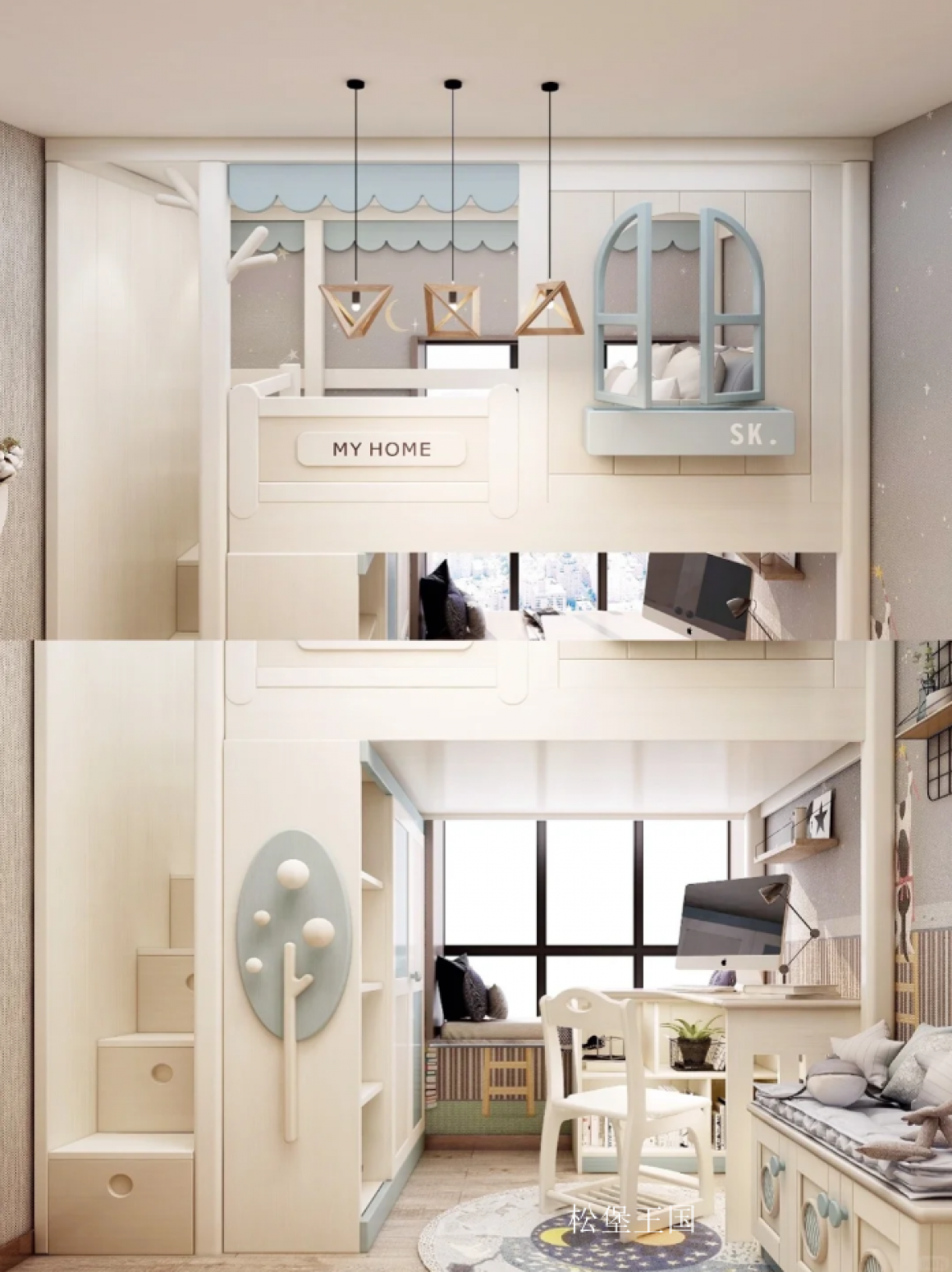 松堡王国Home FurnitureProduct《Modern Kids' Guest Bedroom Customization》【图3】