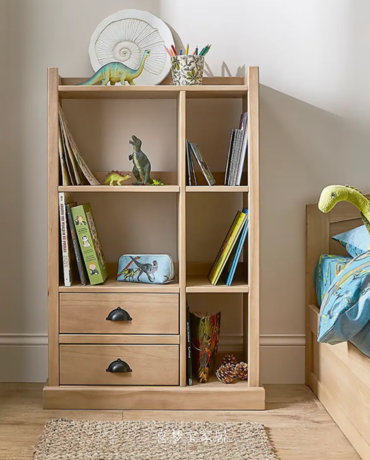 喜梦宝家居Children's furnitureProduct《Modern Minimalist Storage Shelf Cabinet》【图2】