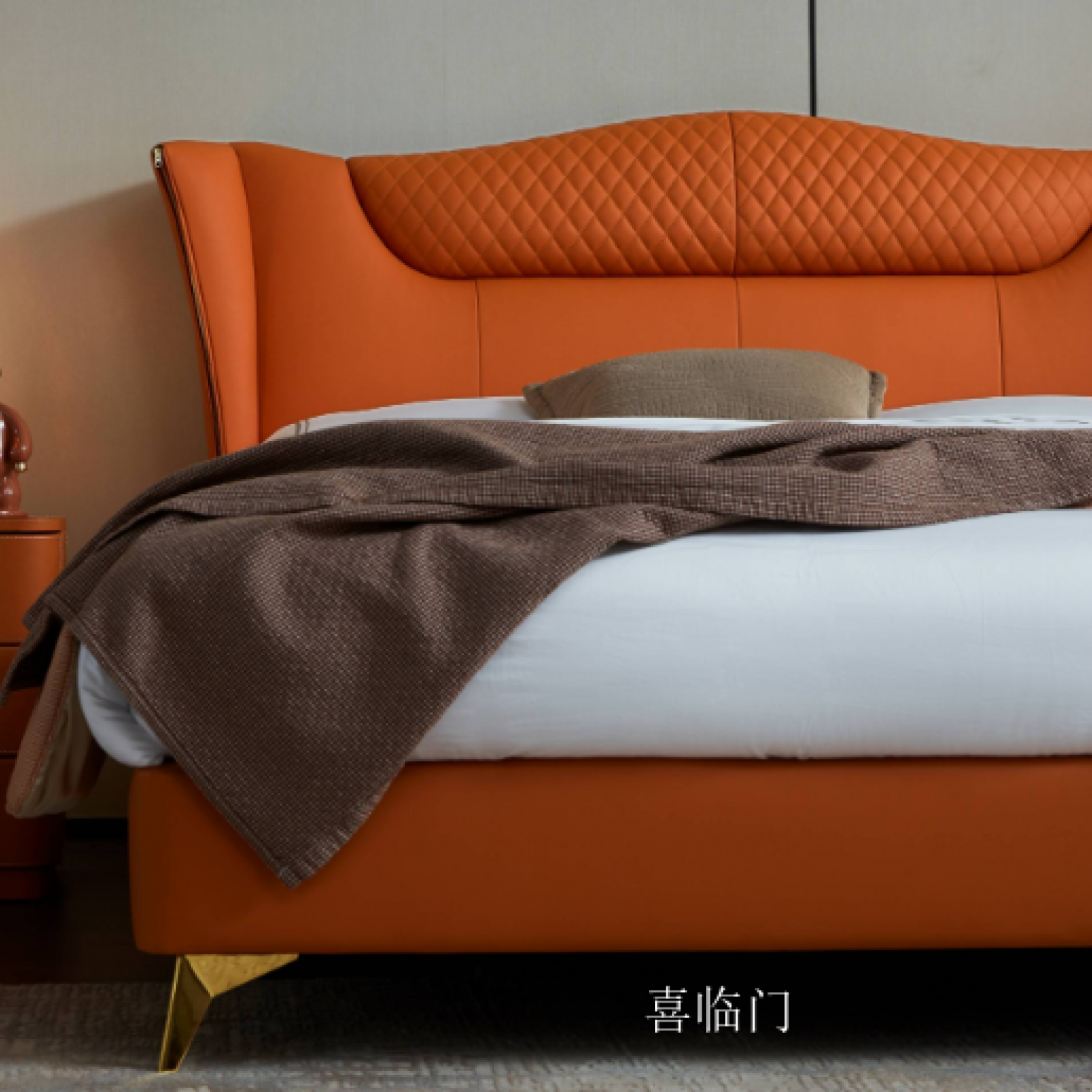 喜临门Home FurnitureProduct《Comfortable Guest Room Upholstered Bed》【图1】