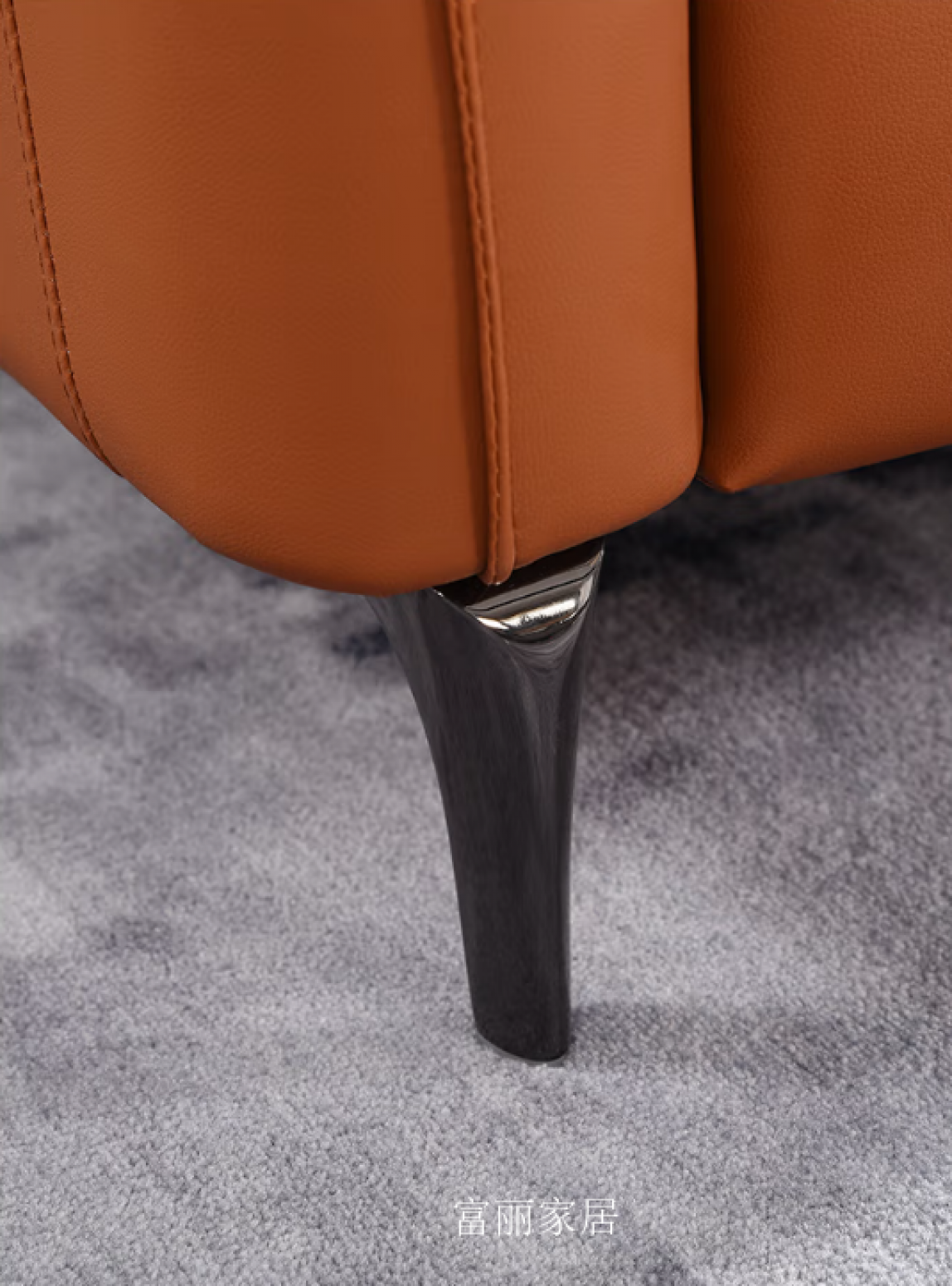 富丽家居Home FurnitureProduct《Leather Lounge Sofa with Cowhide Accents》【图8】