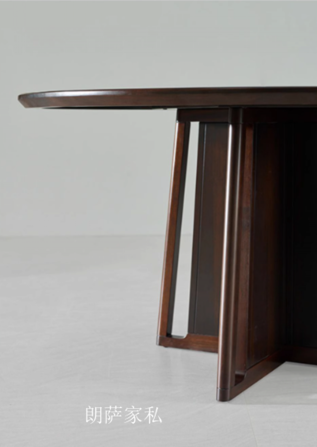 朗萨家私Home FurnitureProduct《Solid Wood Round Dining Table with Lazy Susan》【图2】