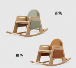 Product picture：Furniture factory松堡王国Children's furnitureproduct name《Solid Wood Kids Rocking Chair》议价