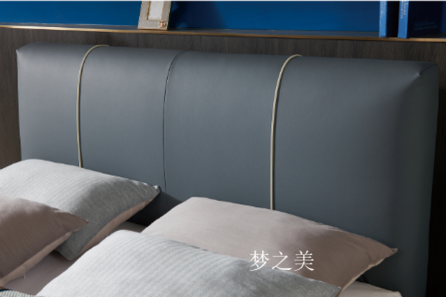 梦之美Home FurnitureProduct《Modern Leather Upholstered Bed》【图2】
