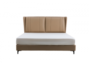 Product picture：Furniture factory梦百合Home Furnitureproduct name《Genuine leather soft-padded bed frame》议价