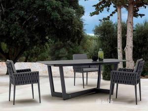 Product picture：Furniture factory康福特Outdoor  furnitureproduct name《Nordic-Style Outdoor Dining Set》议价