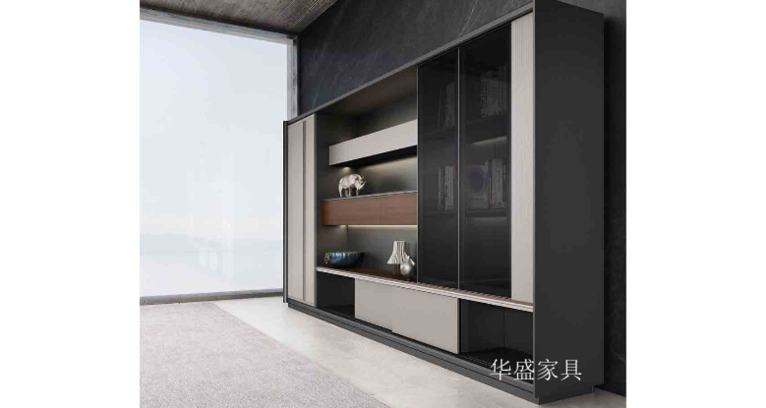 华盛家具Office  furnitureProduct《Modern Stylish Filing Cabinet》【图0】