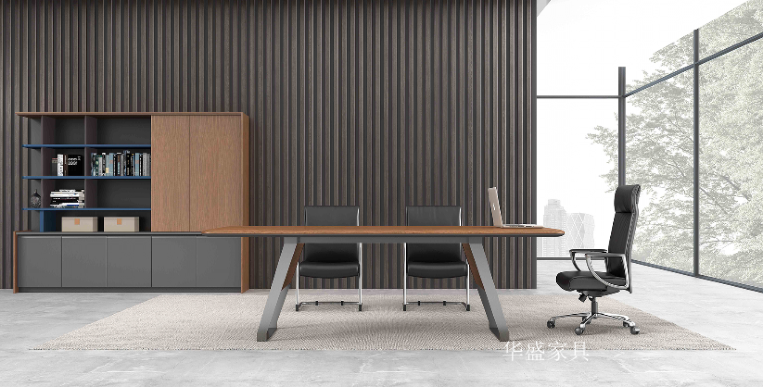 华盛家具Office  furnitureProduct《Modern Commercial Panel Conference Table》【图0】
