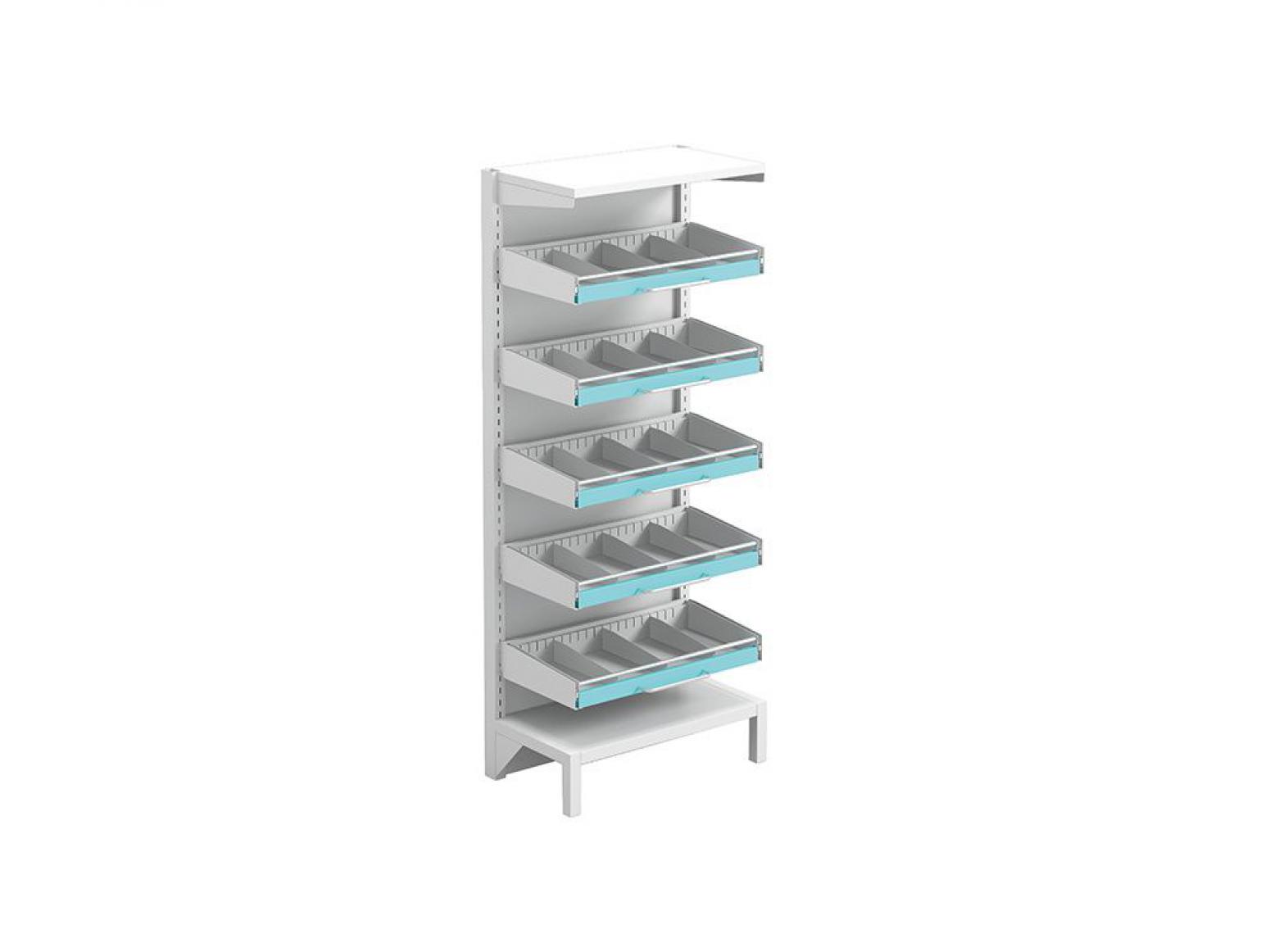 迪威司Medical furniture产品《Single/Double-Sided Medicine Tray Rack》