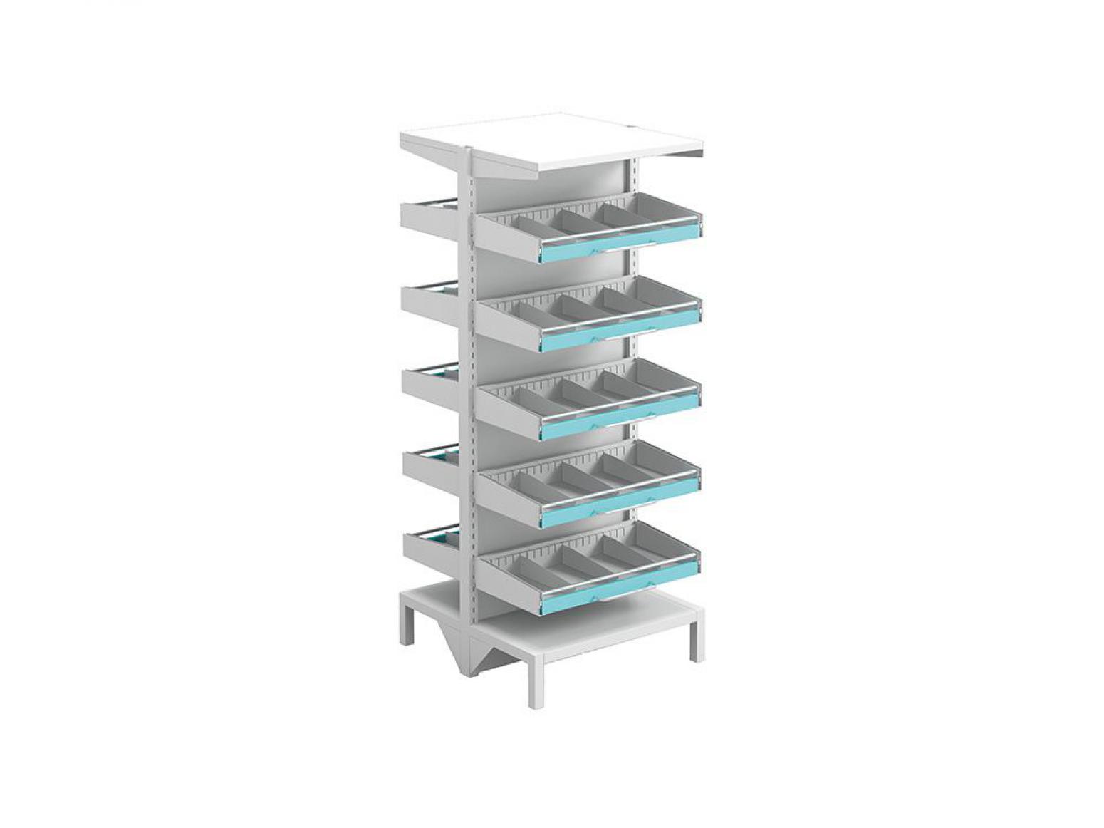 迪威司Medical furnitureProduct《Single/Double-Sided Medicine Tray Rack》【图1】