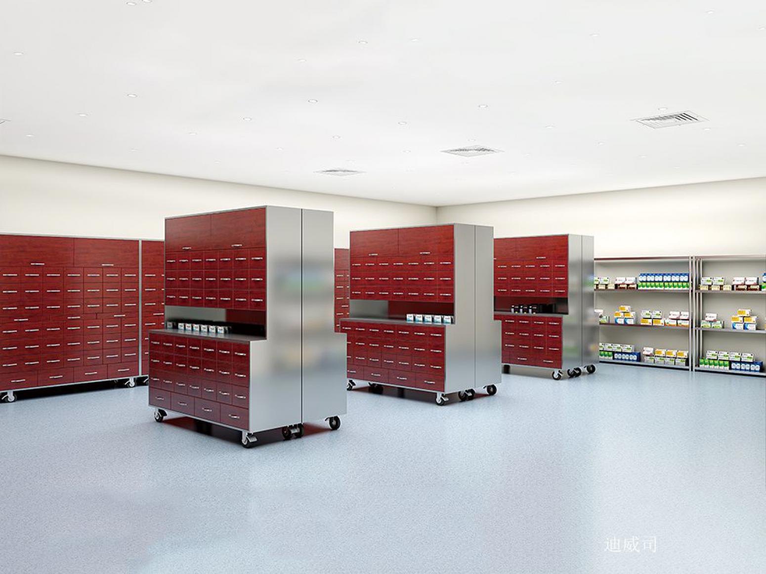迪威司Medical furnitureProduct《Stainless Steel Traditional Chinese Medicine Cabinet》【图0】