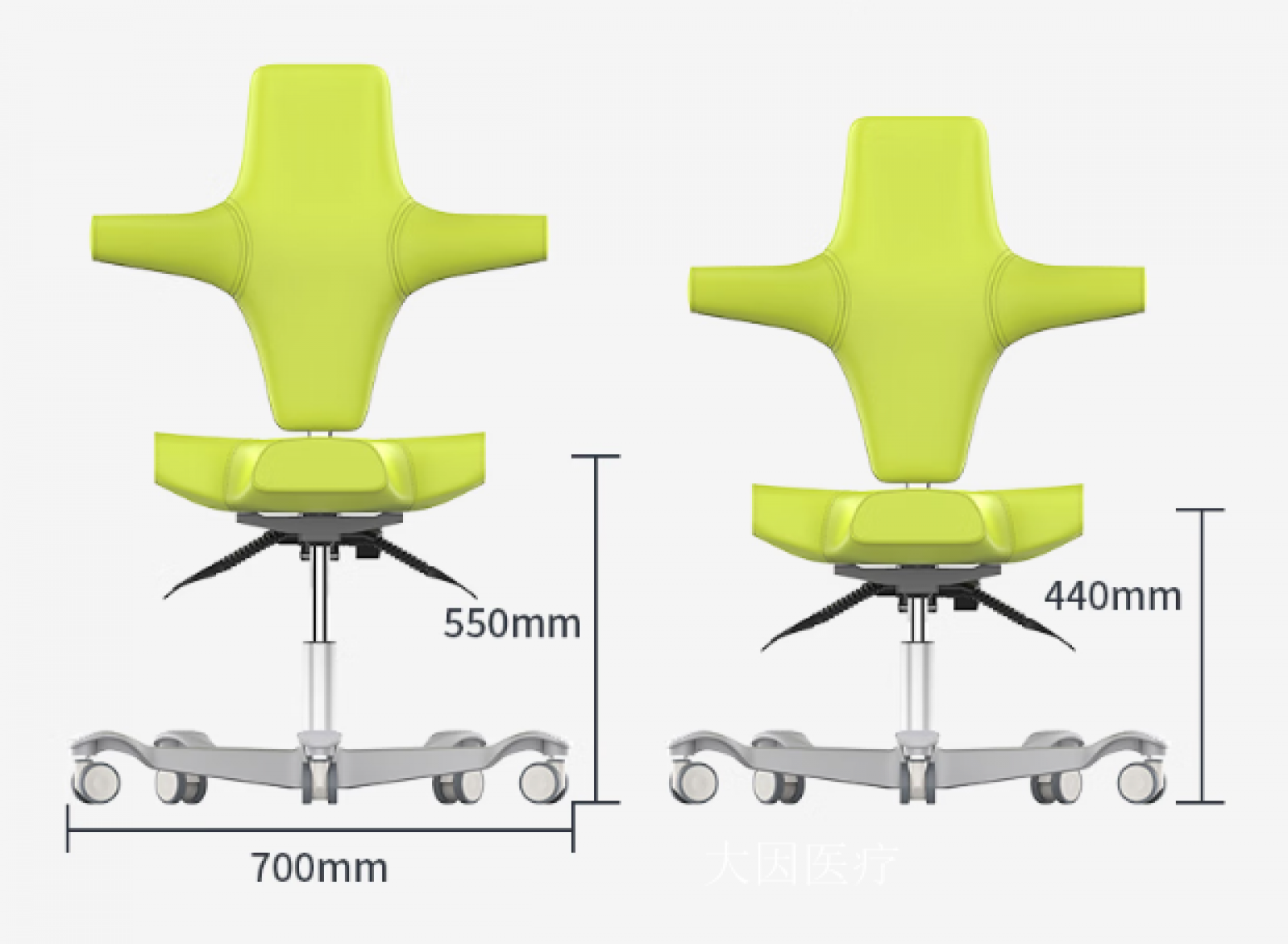 大因医疗Medical furnitureProduct《Height-Adjustable Swivel Chair for Medical Professionals》【图4】