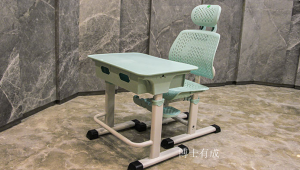 Product picture：Furniture factory博士有成Office  furnitureproduct name《Ergonomic Modern Height-Adjustable School Desk Set》议价