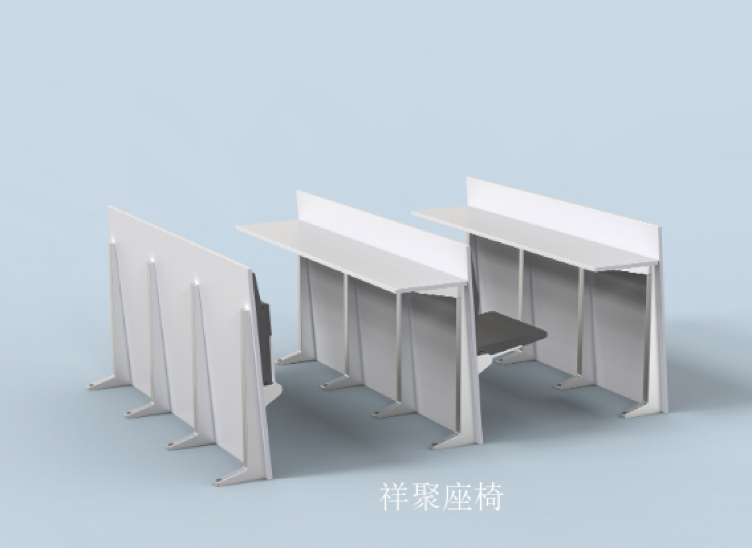 祥聚座椅Office  furnitureProduct《Tiered Lecture Desk and Chair Set》【图0】
