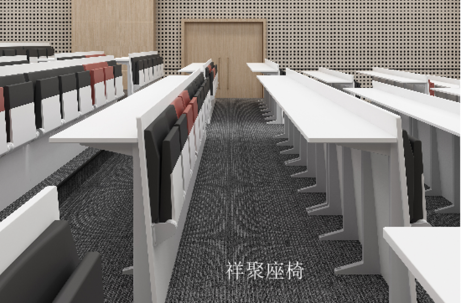 祥聚座椅Office  furnitureProduct《Tiered Lecture Desk and Chair Set》【图3】