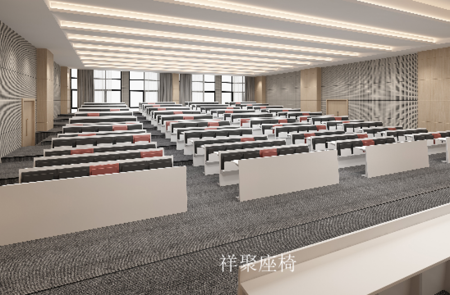 祥聚座椅Office  furnitureProduct《Tiered Lecture Desk and Chair Set》【图4】