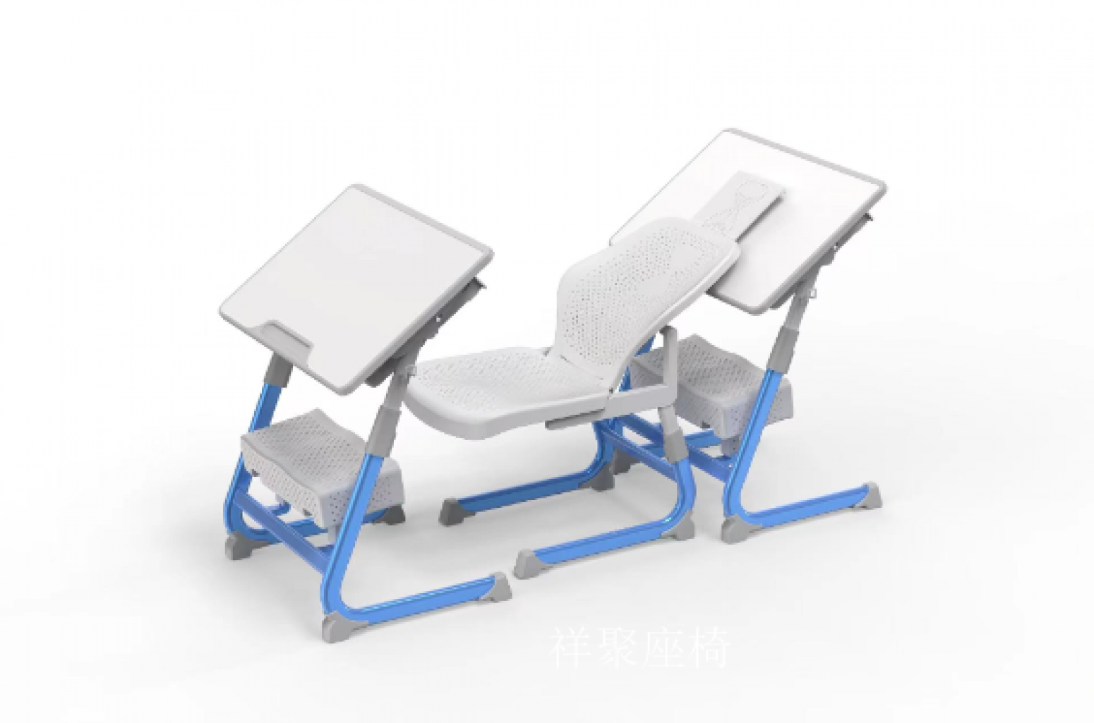 祥聚座椅Office  furnitureProduct《Student Siesta Desk Chair Set with Foldable Design》【图4】