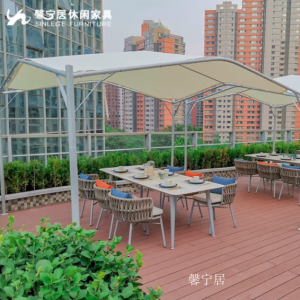 Product picture：Furniture factory馨宁居Outdoor  furnitureproduct name《Elegant Outdoor Swan Canopy Tent》议价