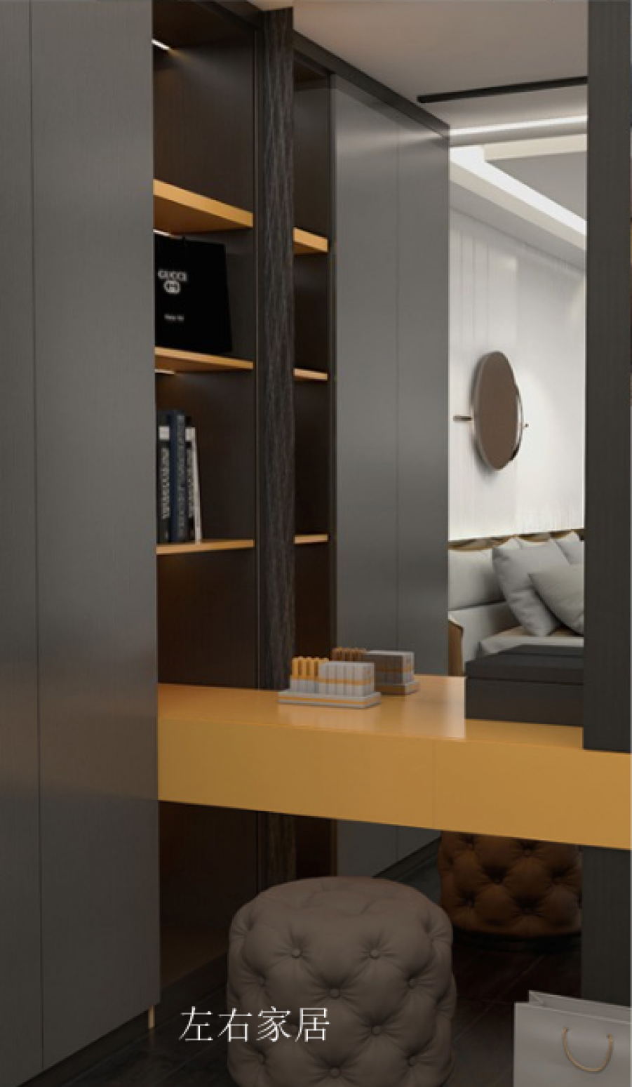 左右家居Home FurnitureProduct《Custom-Made Whole-House Wardrobe & Dressing Room》【图4】