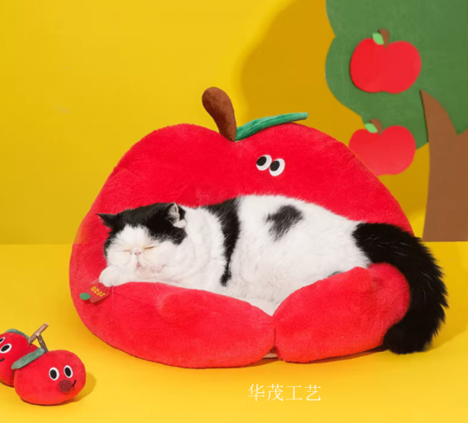 华茂工艺Pet furnitureProduct《Apple Cat Bed》【图0】
