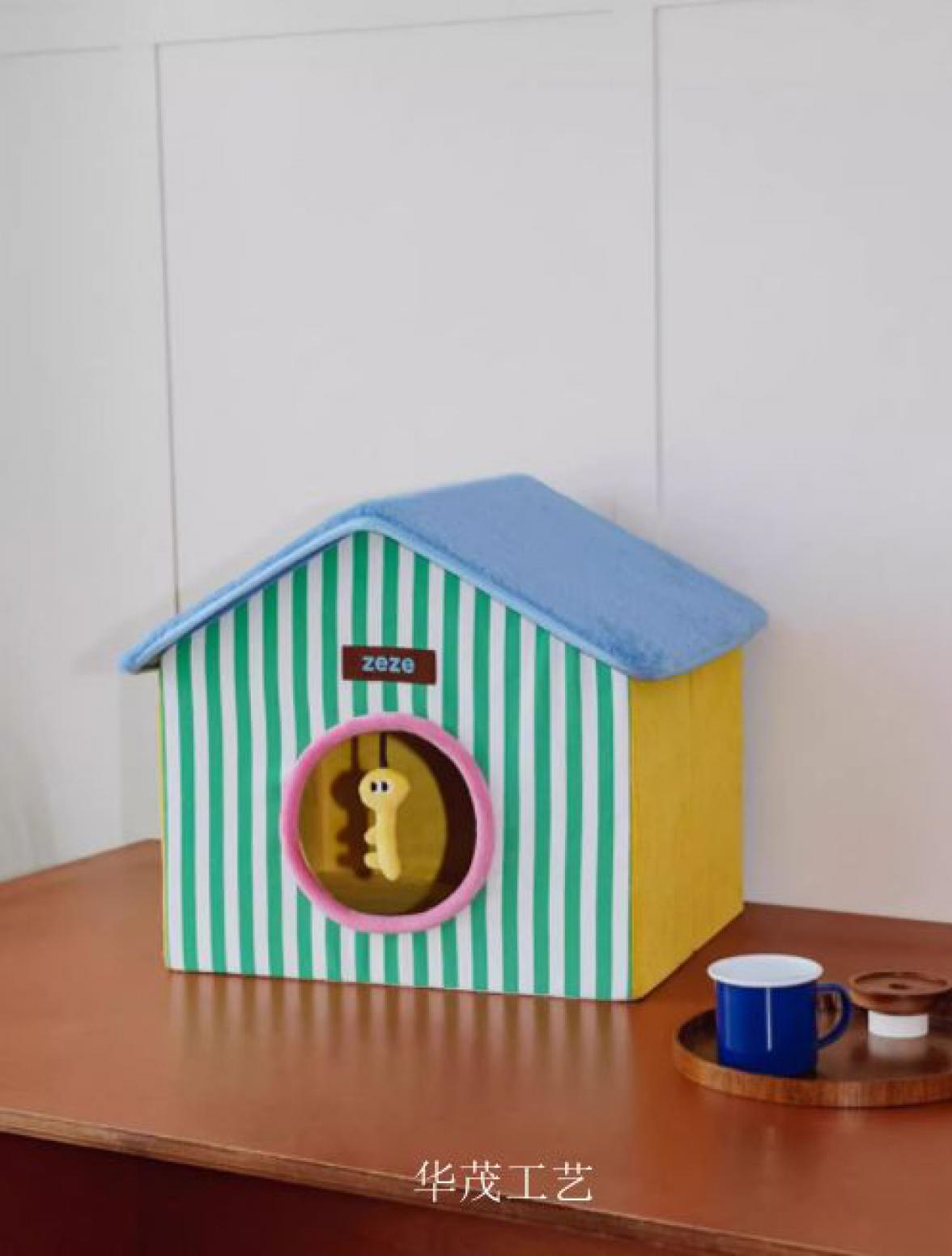 华茂工艺Pet furnitureProduct《Foldable Summer Pet House》【图1】
