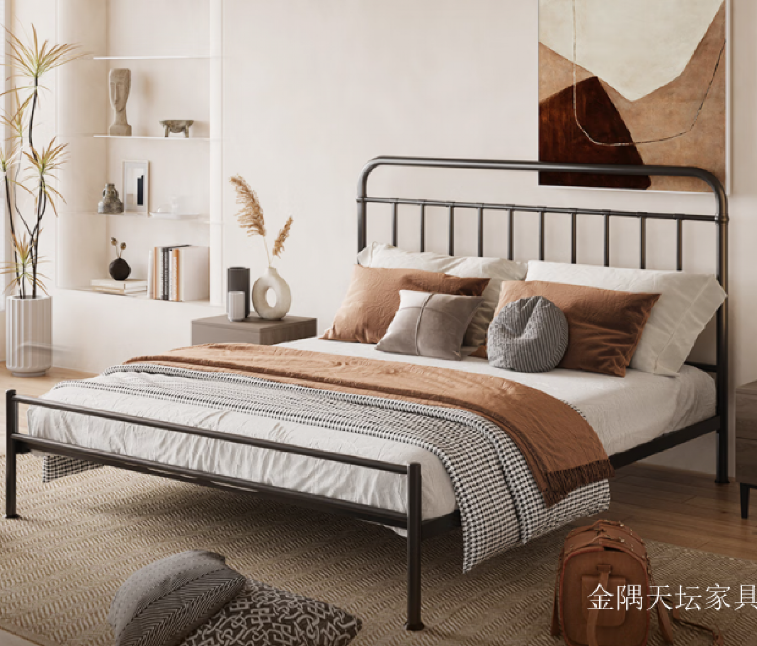 金隅天坛Home Furniture产品《Iron Art Bed • Modern Furniture》
