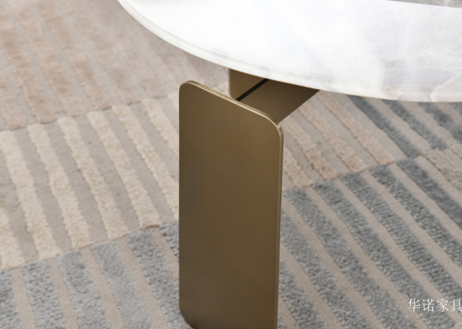 华诺家具Home FurnitureProduct《Marble round coffee table set》【图4】