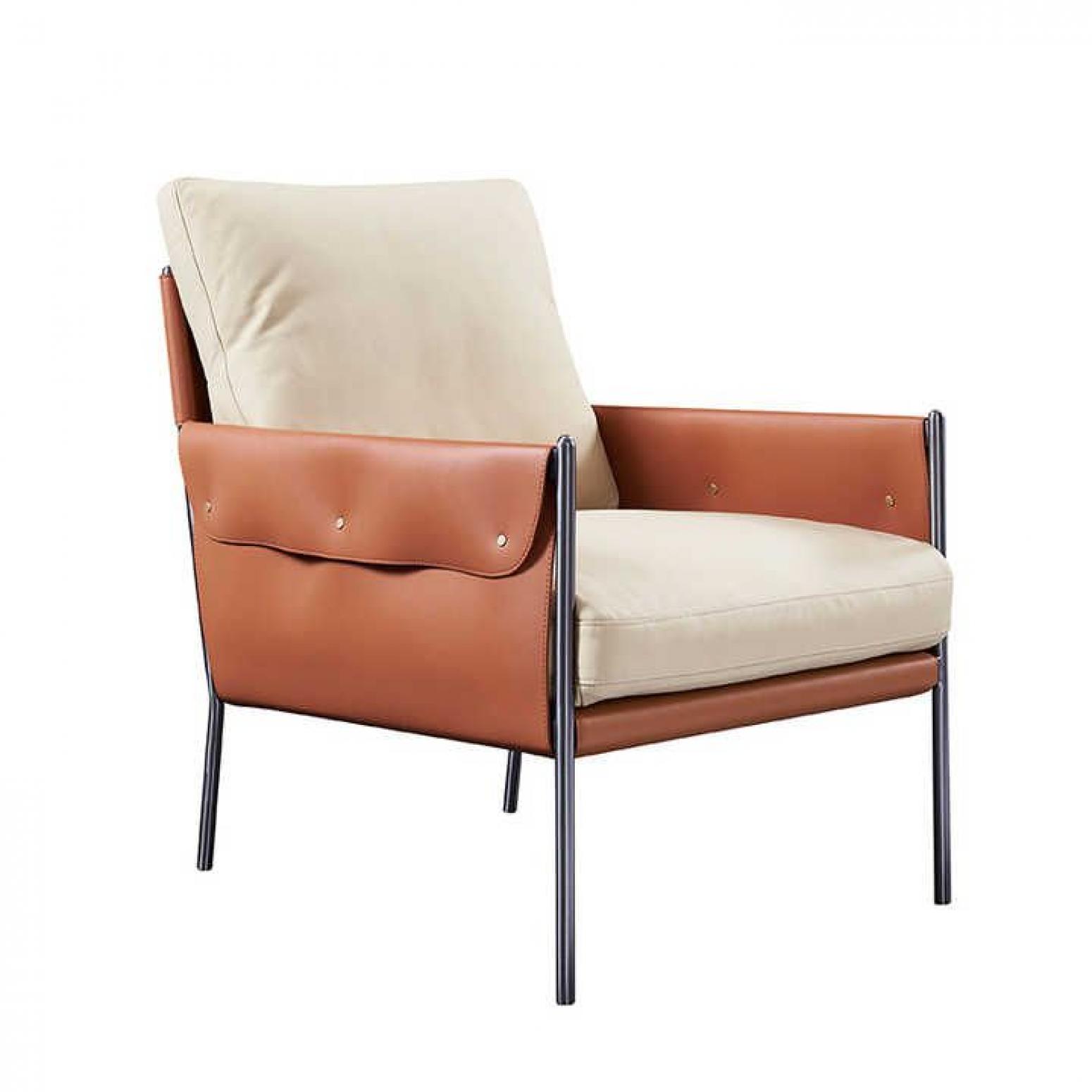 嘉达美 Home Furniture Product 《Genuine leather casual chair》【图1】