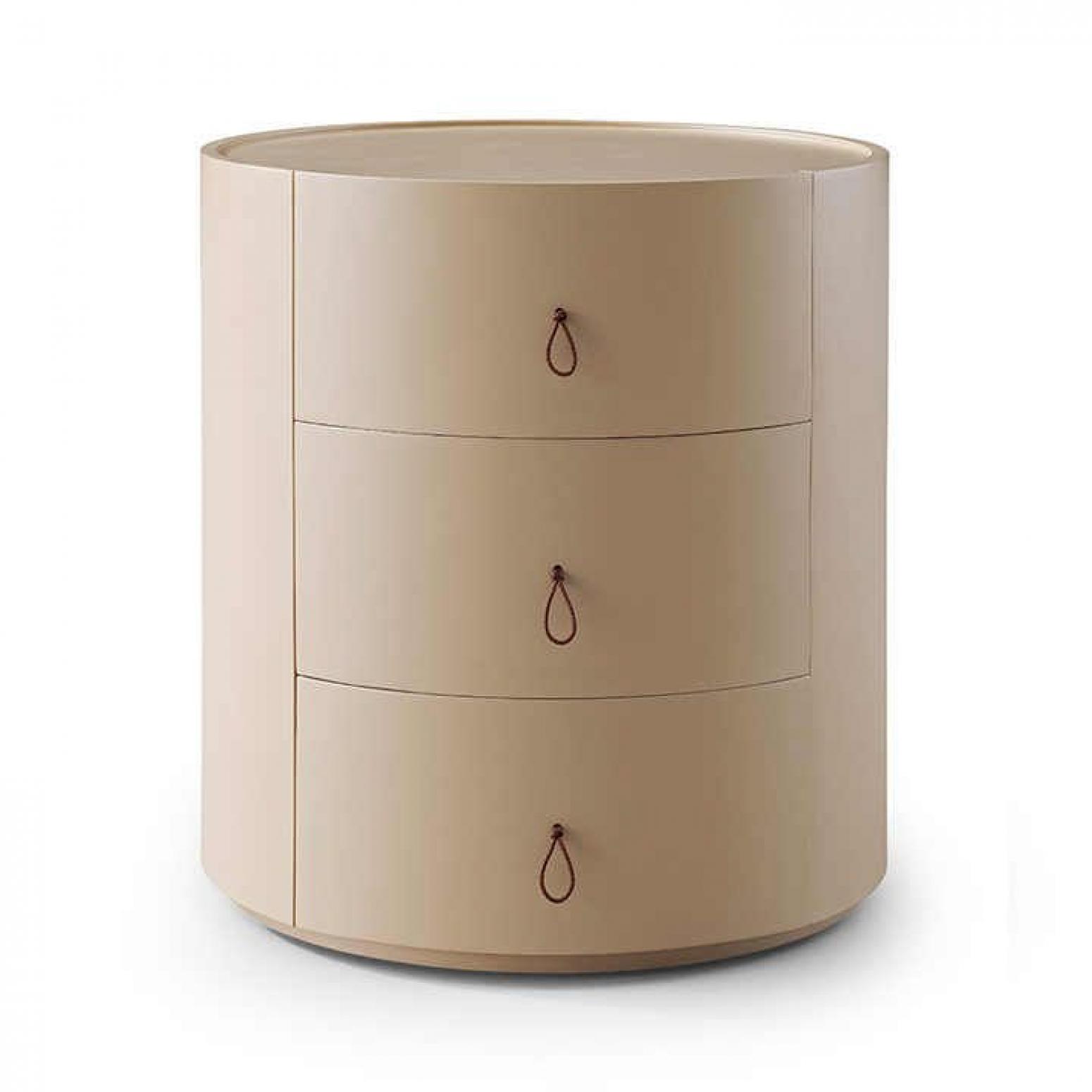 嘉达美 Home Furniture product 《Modern luxurious round bedside table》