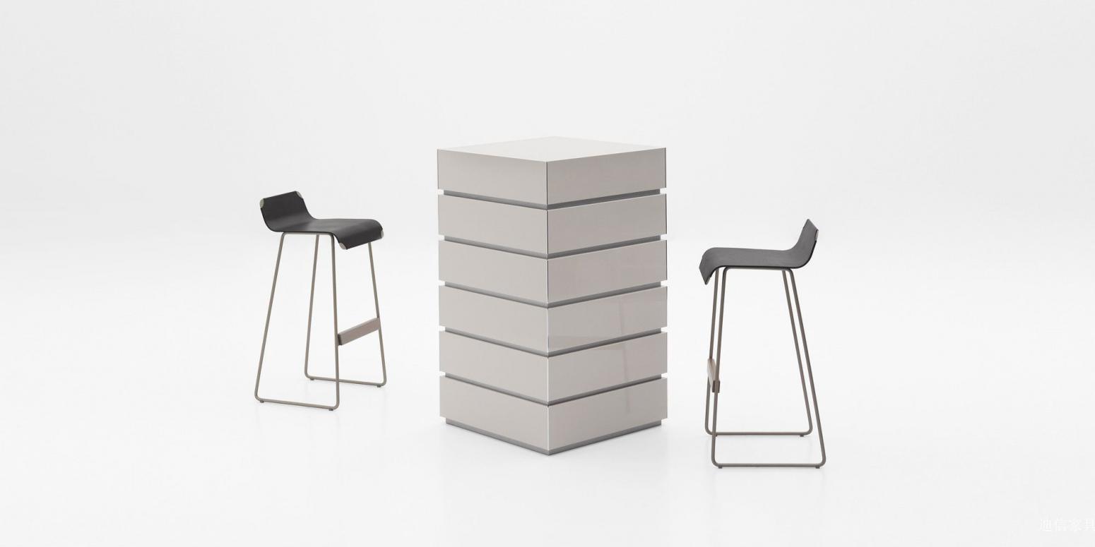 迪信家具 Home Furniture Product 《Dixin Glossy L-Shaped Bar Counter》【图2】