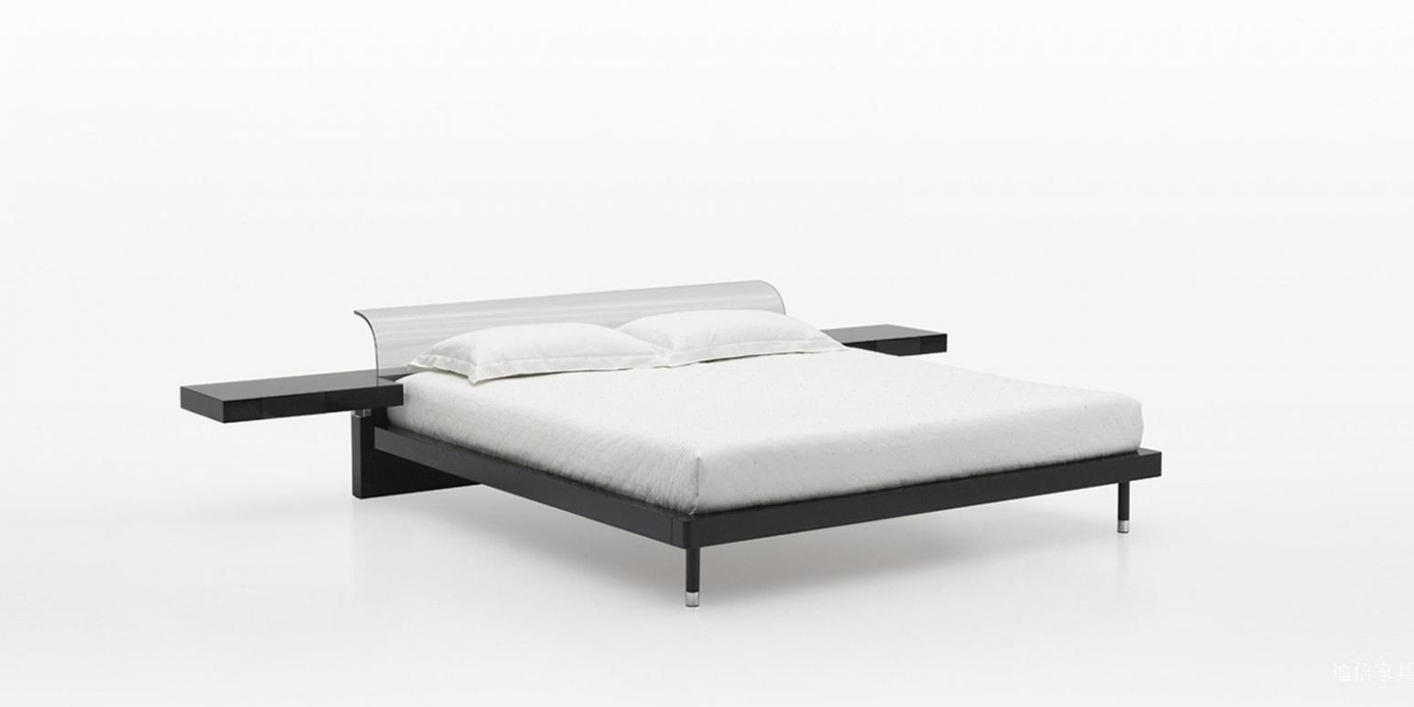 迪信家具 Home Furniture Product 《Dixin Glass Double Bed》【图0】