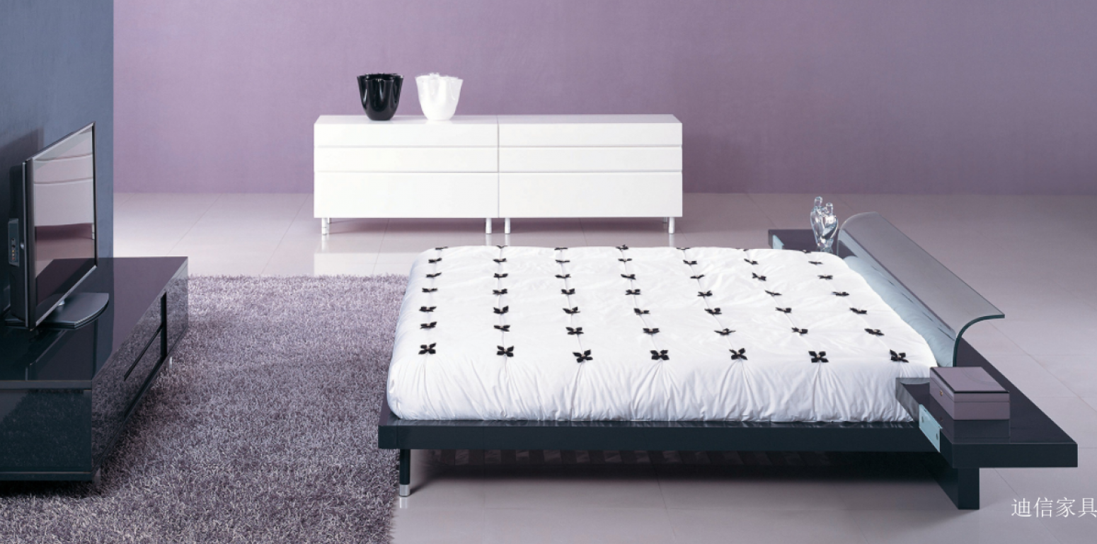 迪信家具 Home Furniture Product 《Dixin Glass Double Bed》【图3】