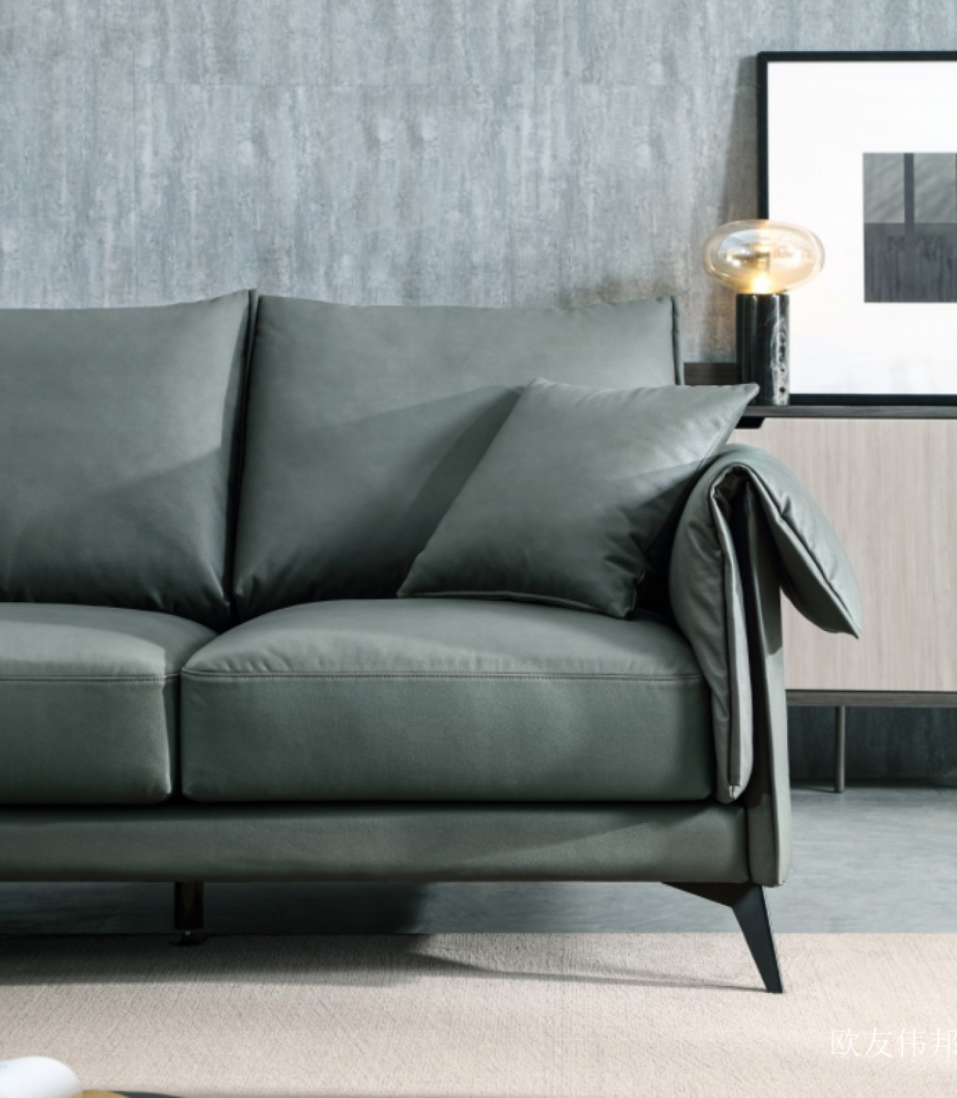 欧友伟邦 Home Furniture Product 《Italian-style soft sofa》【图1】