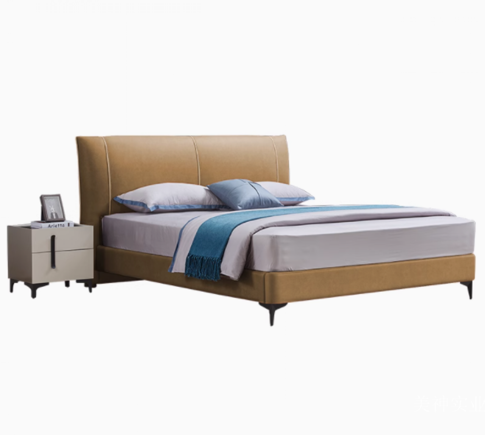 美神实业 Home Furniture Product 《Meishen Italian genuine leather bed》【图0】